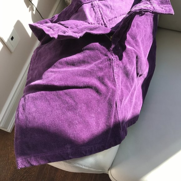 Brandy Melville Purple Cord. Skirt - Picture 4 of 4